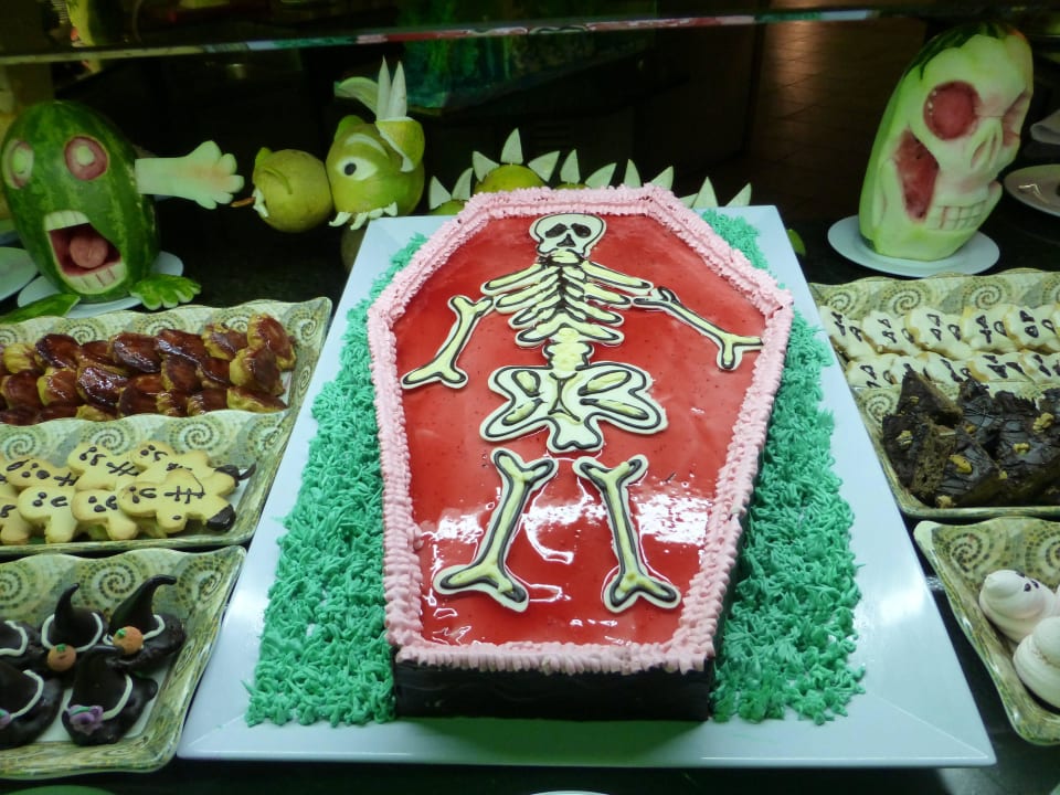 Halloween-Torte Blau varadero - Adults only