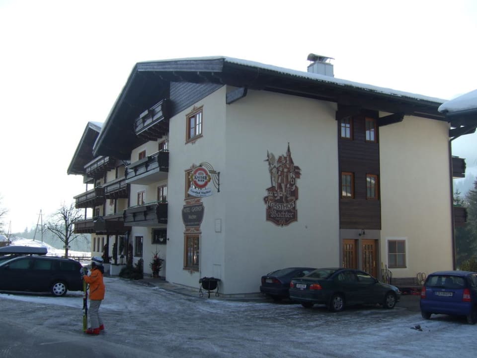 Ansicht von der Strasse Hotel Gasthof Wachter