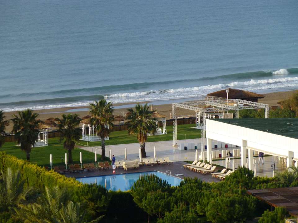 Blick von Terrasse aufs Meer Voyage Belek Golf & Spa