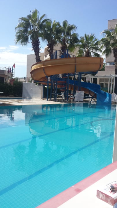 Bild vom Pool aus Saygili Beach Hotel