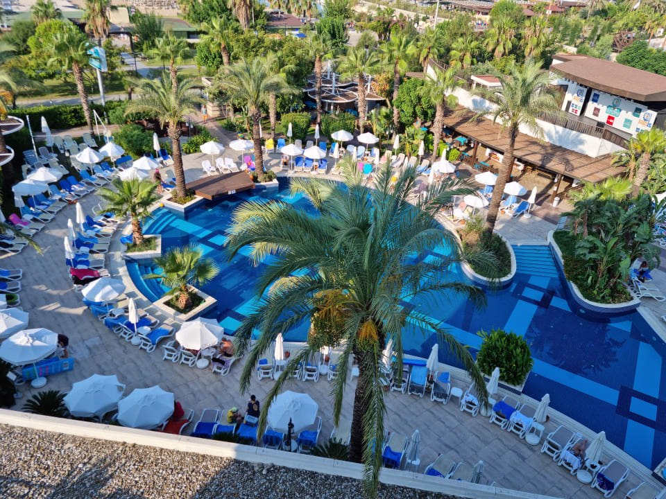 Ausblick Sunis Evren Beach Resort Hotel & Spa