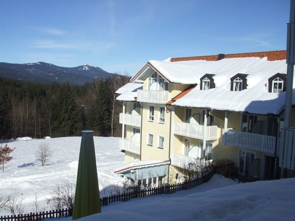 Westseite des Ahornhofs mit Arberblick Hotel Ahornhof