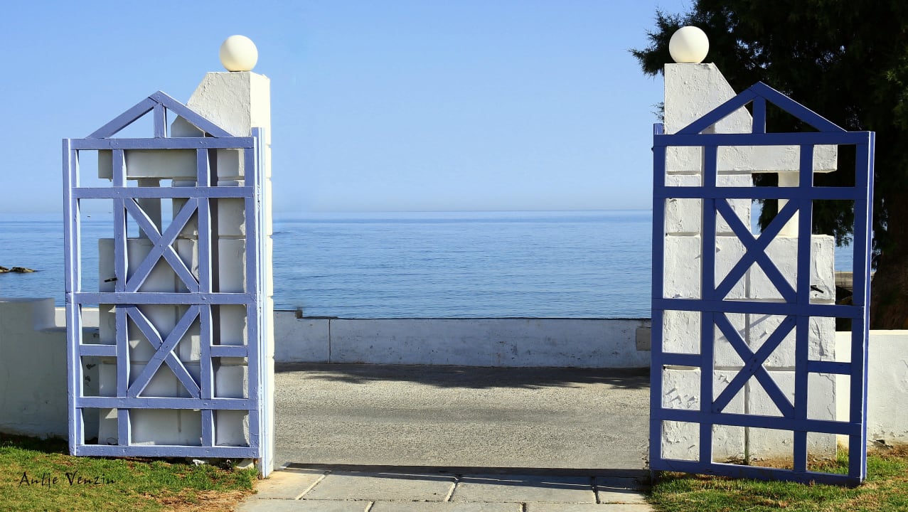 Blick Richtung Meer Hotel Serita Beach