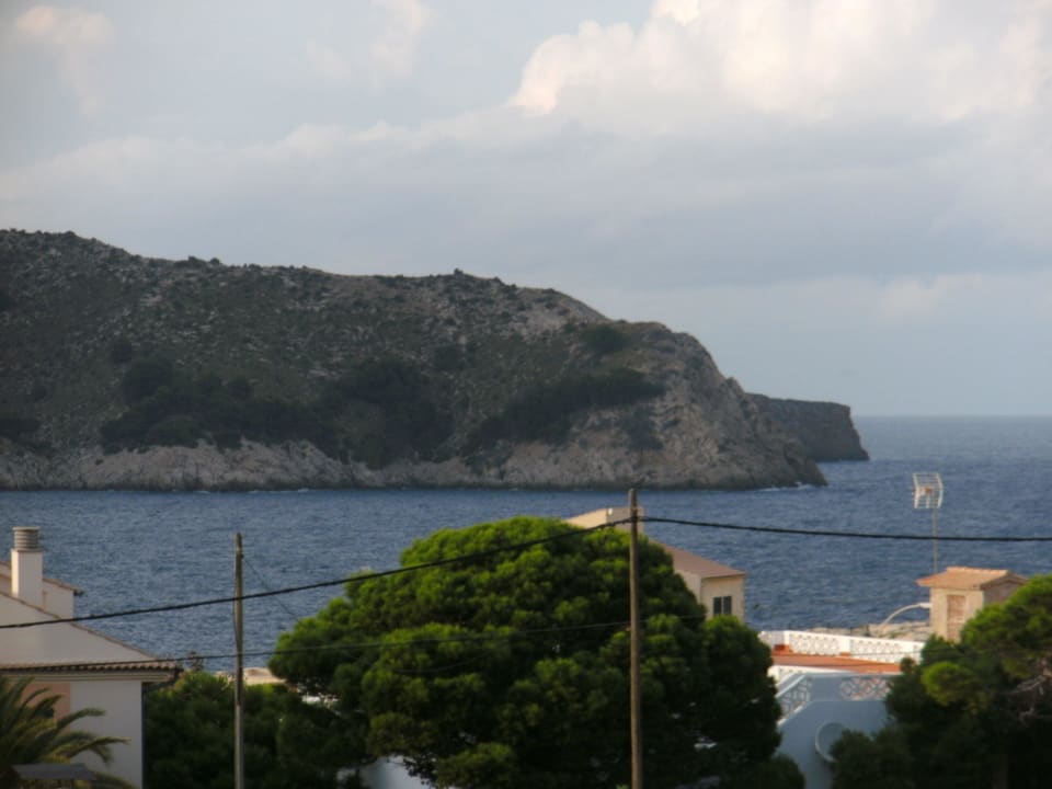 Blick aus dem Zimmer auf die Bucht Calla Agulla Protur Turo Pins Hotel