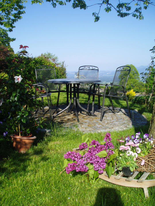 Gartenanlage Ferienhaus Stipfing