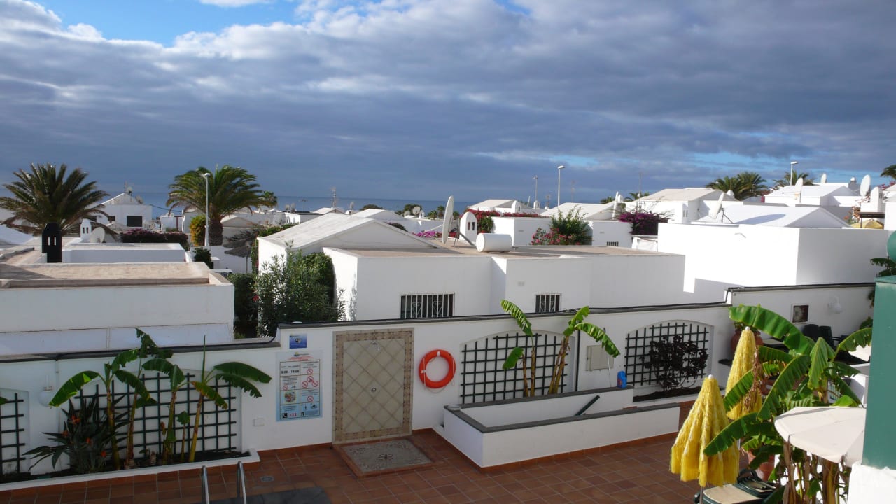 Blick vom Balkon Apartamentos La Tegala