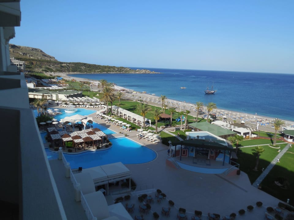 Blick vom Balkon Rodos Palladium Leisure & Wellness