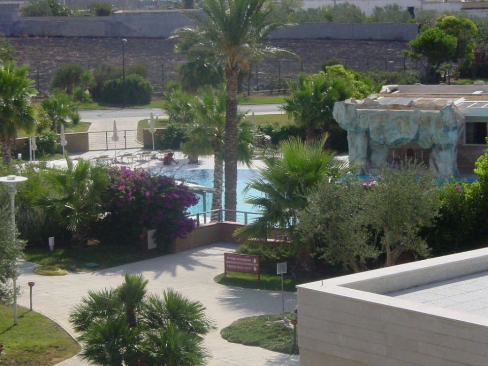 Blick vom Zimmer Regiohotel Manfredi