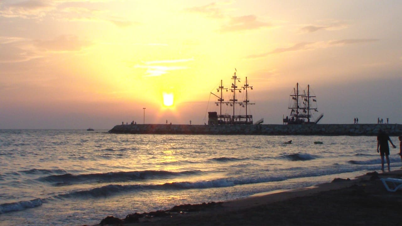 Sonnenuntergang in Evrenseki Hane Family Resort