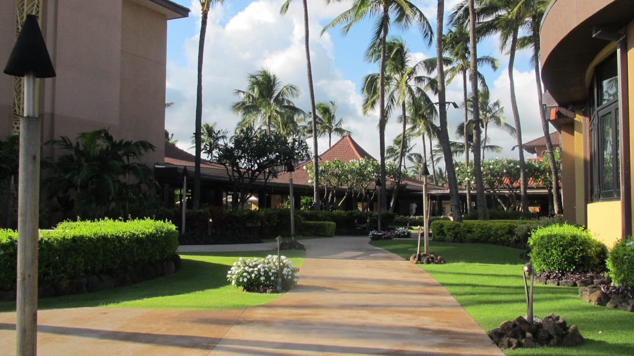 Innerhalb der Anlage Hotel Sheraton Kauai