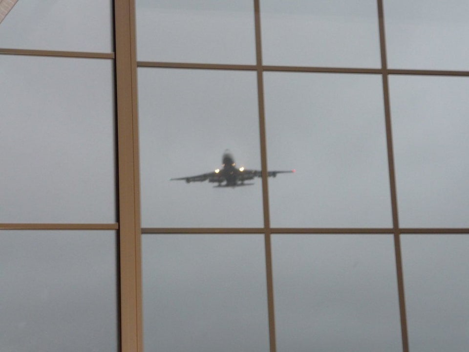 Blick aus dem Fenster Hotel Sheraton JFK Airport