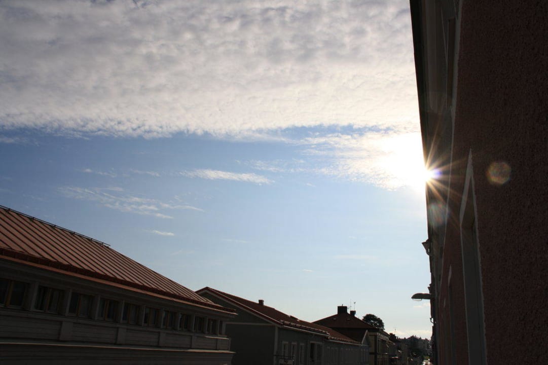 Ausblick vom Schlafzimmer First Hotel Statt Hudiksvall