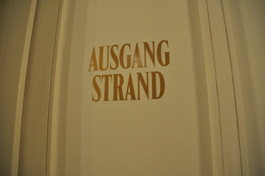 Ausgang zum Strand Usedom Palace Hotel