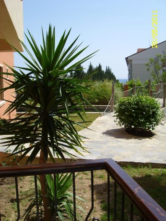 Blick vom Balkon Club Grand Aqua