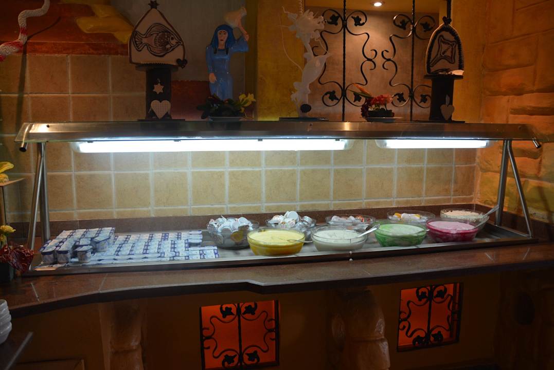 Joghurt-Büffet Pickalbatros Alf Leila Wa Leila Resort - Neverland Hurghada