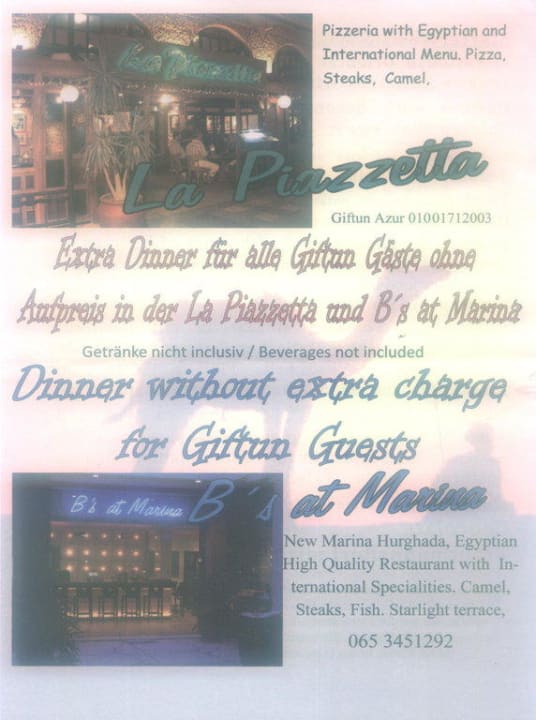 La Piazzetta Giftun Azur Resort