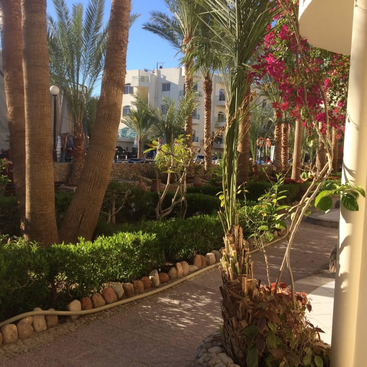 Der Weg zum Restaurant Bella Vista Resort Hurghada