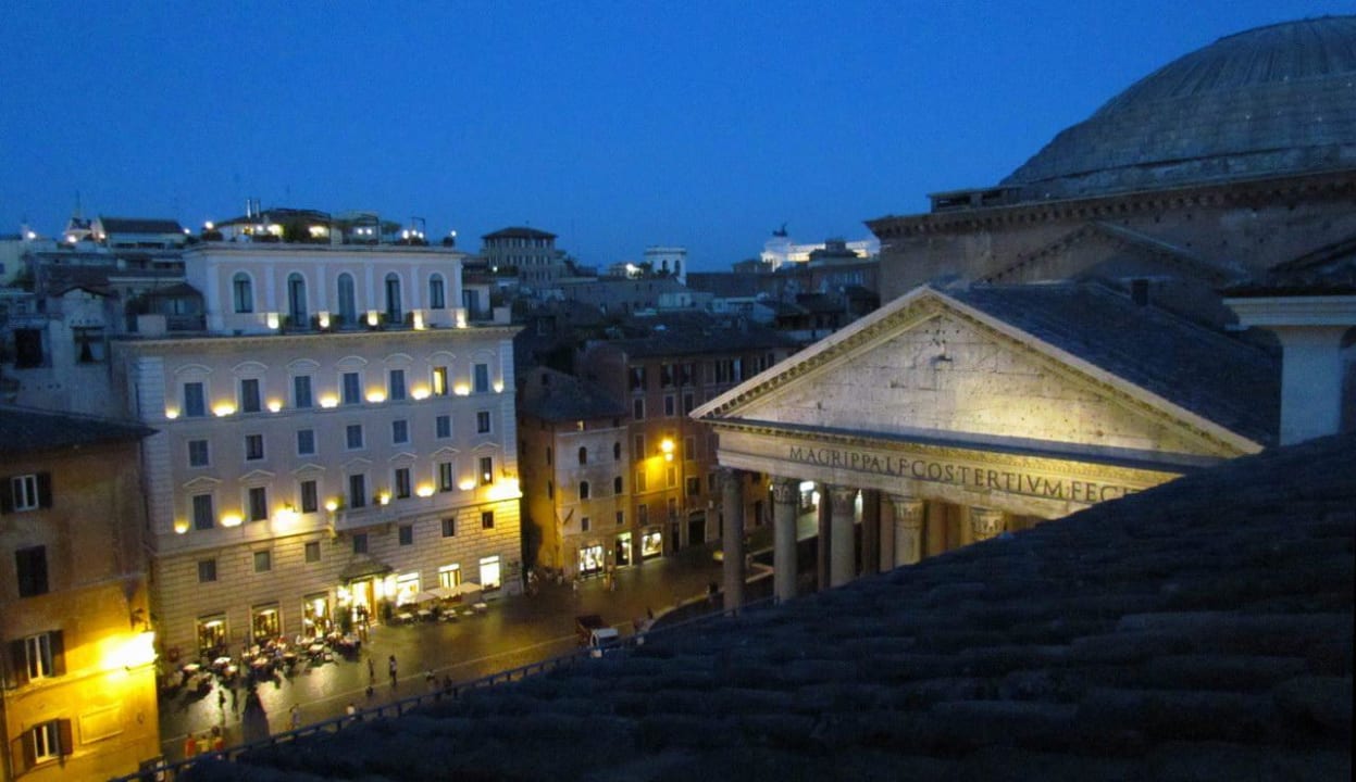 View from Round Dreams room Hotel Pantheon Royal Suite