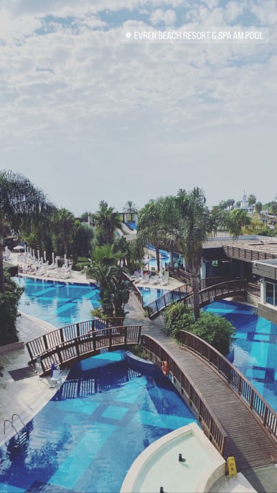 Ausblick Sunis Evren Beach Resort Hotel & Spa