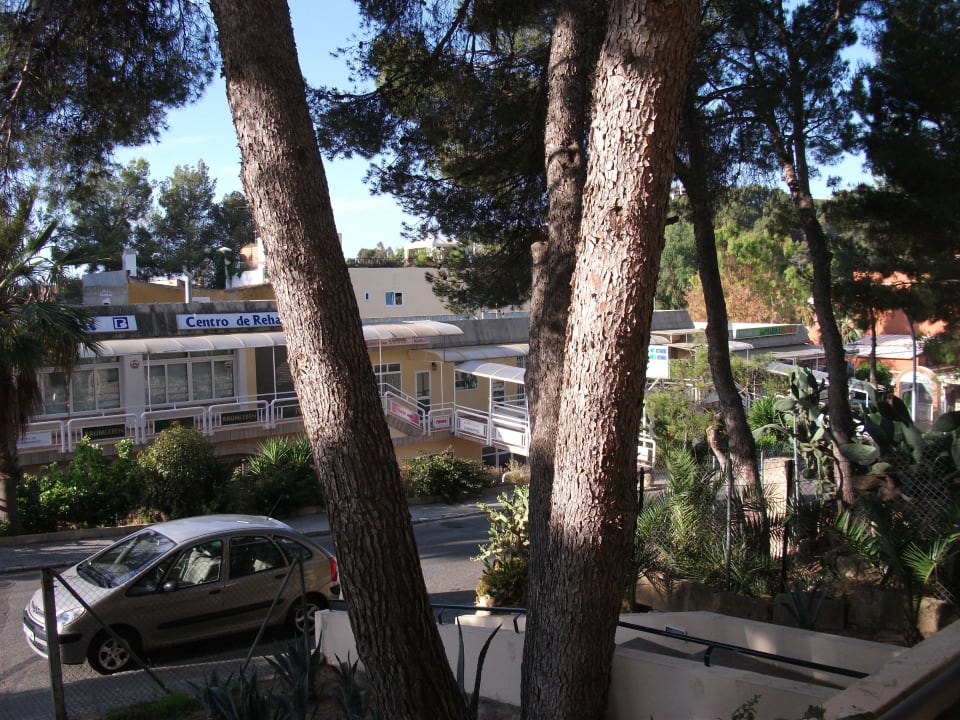 Blick vom Appartementbalkon Block B Valentin Somni Hotel & Suites