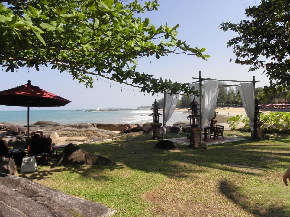 Blick auf die Bucht Khaolak Laguna Resort