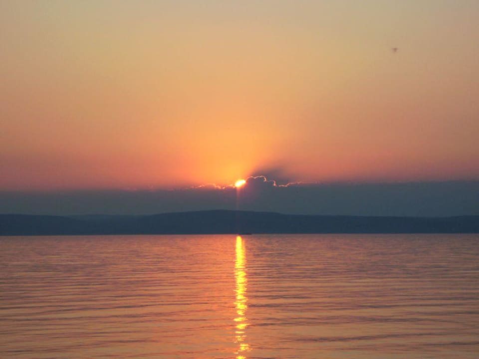 Abendstimmung am Plattensee Világos Hotel Balatonvilágos