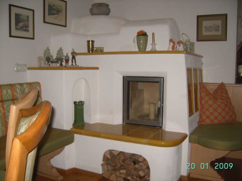 Kamin im Wintergarten Hotel Garni Glockenstuhl