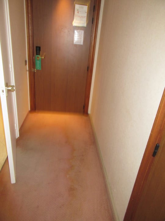 Leider fleckiger Teppich Hotel Millenium Paris Charles de Gaulle