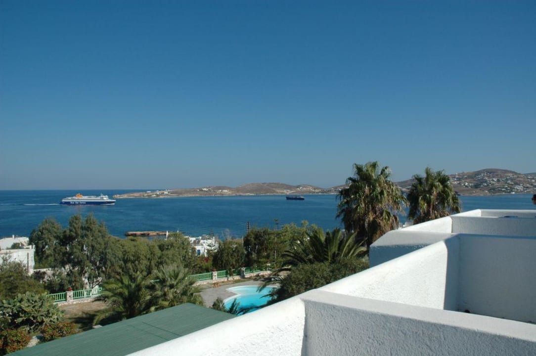 Blick von unserer Terrasse Hotel High Mill