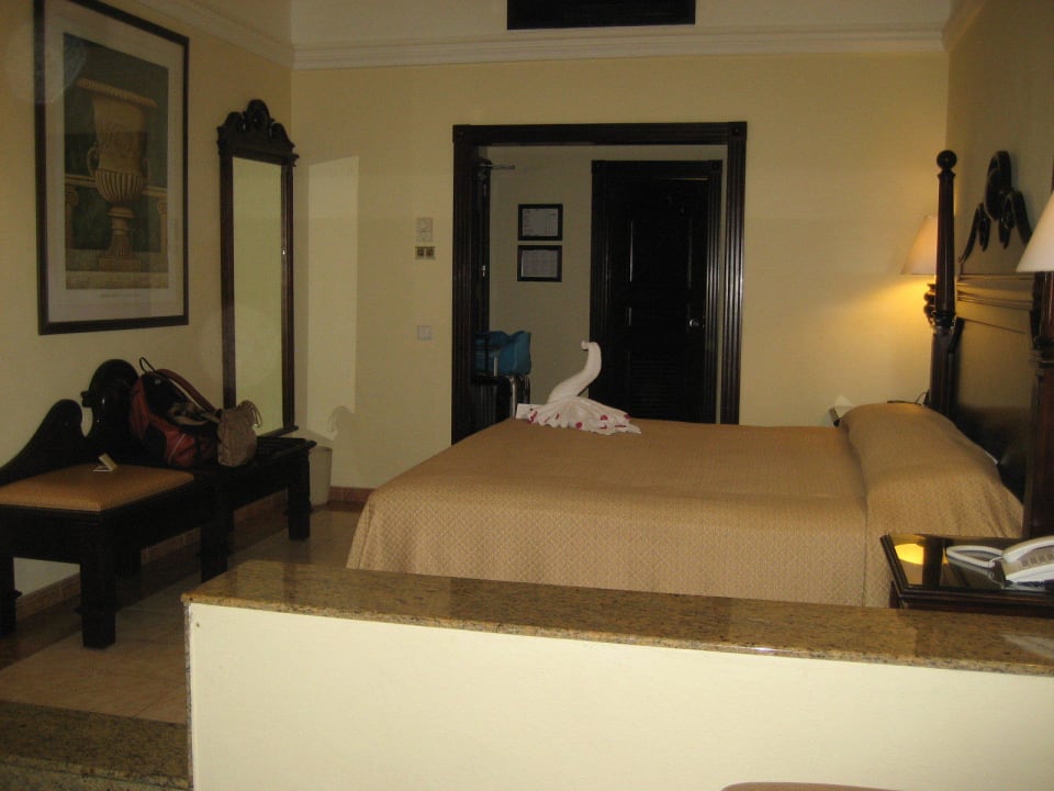 Zimmer vom Wohnteil aus gesehen Hotel Riu Palace Riviera Maya