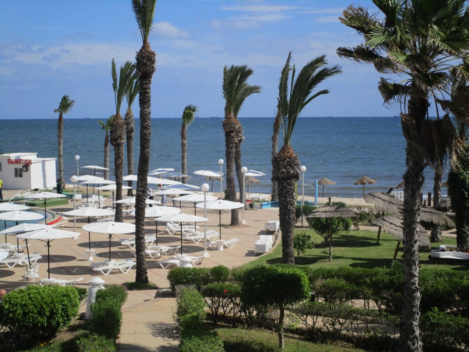 Ausblick Hotel El Mouradi Skanes Beach