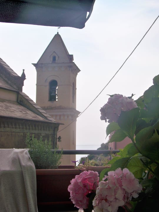 Uitzicht vanaf het terras Ostello Hostel Cinque Terre