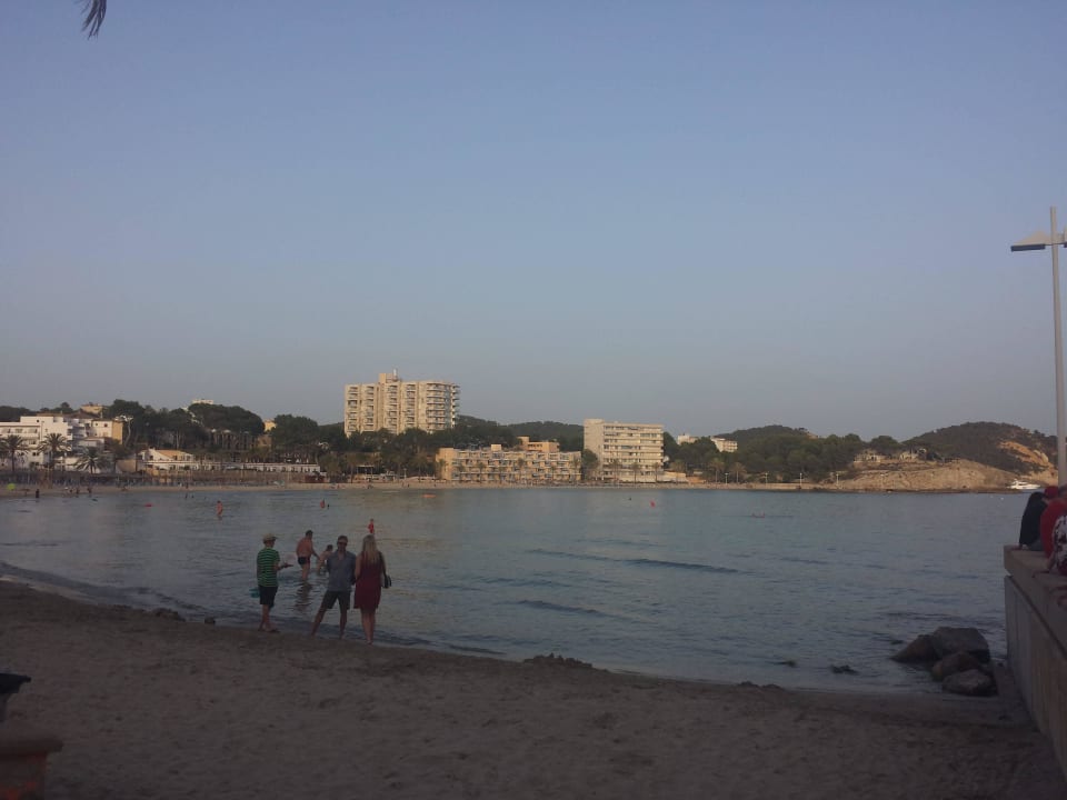 Man konnte sehr weit reinlaufen FLOR los Almendros Hotel