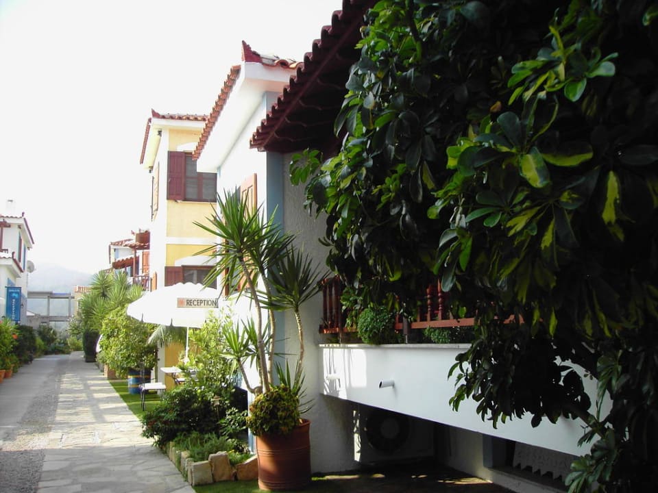 Blick in die Anlage Hotel Archangelos Village