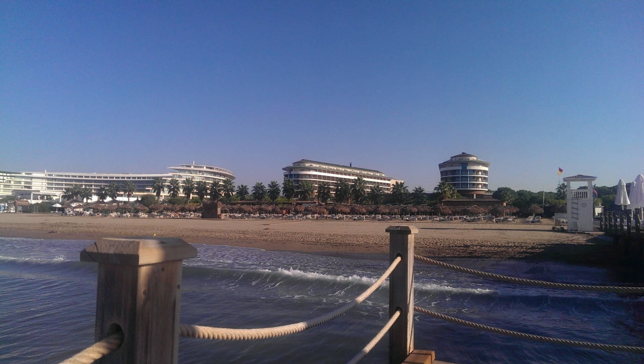 Blick vom Steg Voyage Belek Golf & Spa