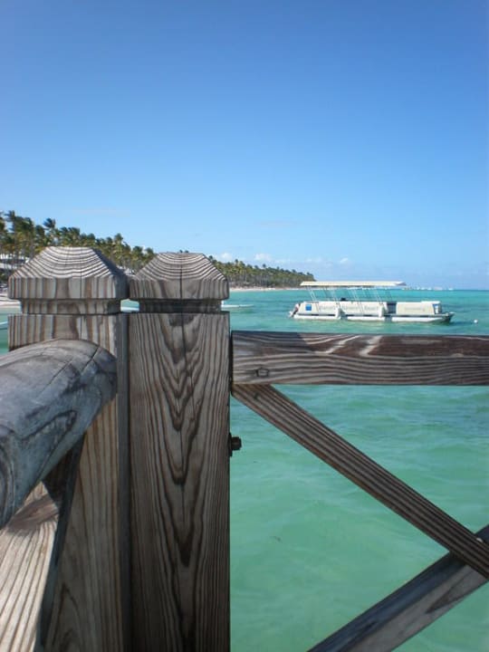 Steg am Hotelstrand Barceló Bávaro Palace