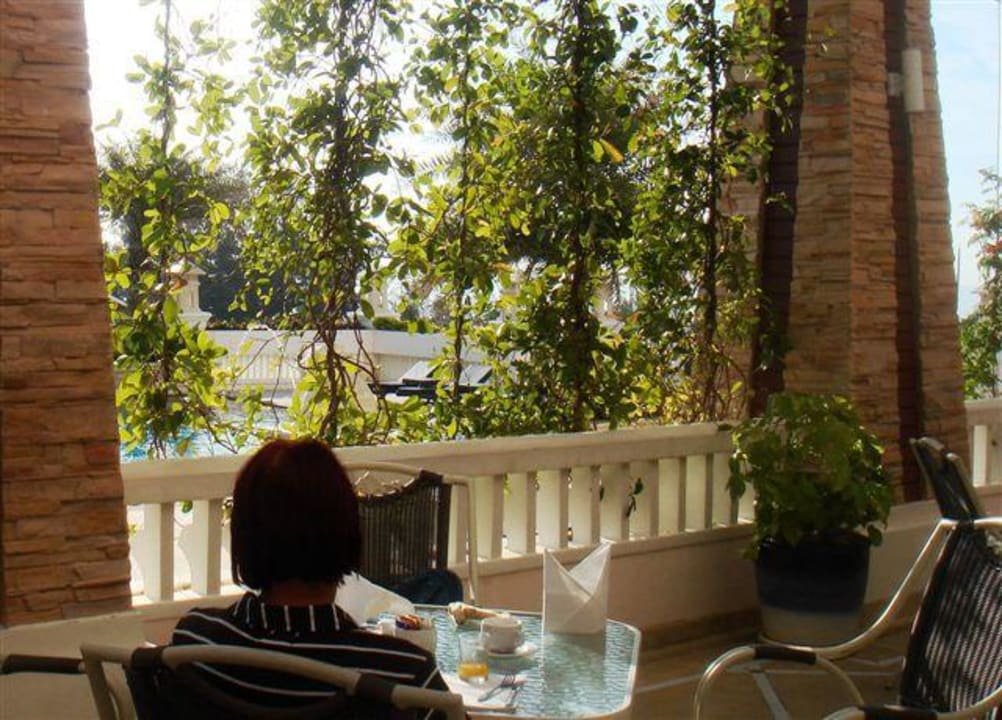 Blick vom Frühstückstisch Hotel Grand Pacific Sovereign Resort & Spa