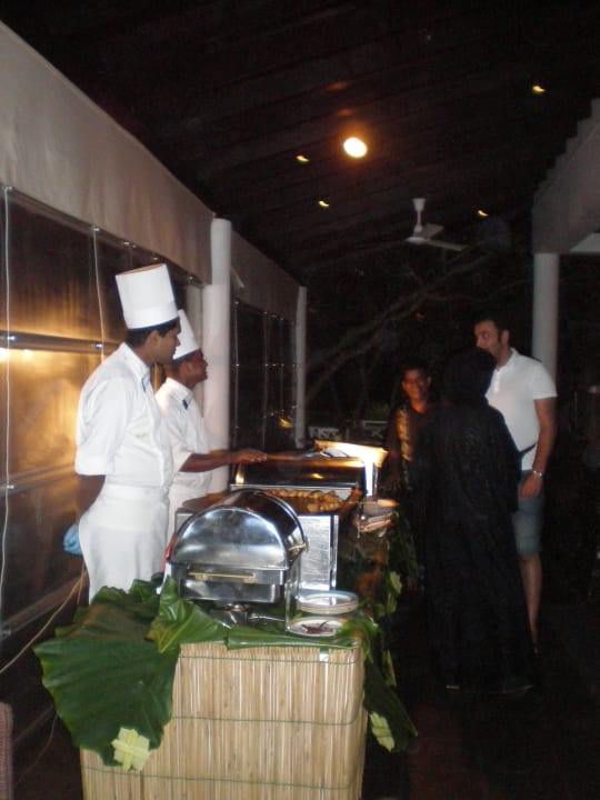 Frisch gebratenes Taj Bentota Resort & Spa