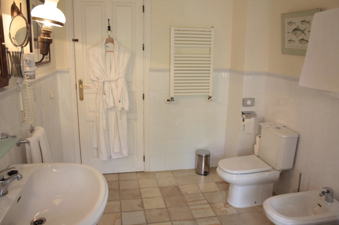 Badezimmer eines Doppelzimmers Standard Hotel La Fuente De La Higuera