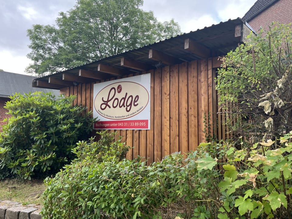 Außenansicht Gästehaus Lodge Fockbek