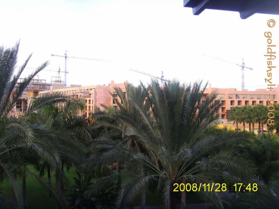 Blick auf die "Lopesan Baobab-" - Baustelle Lopesan Baobab Resort