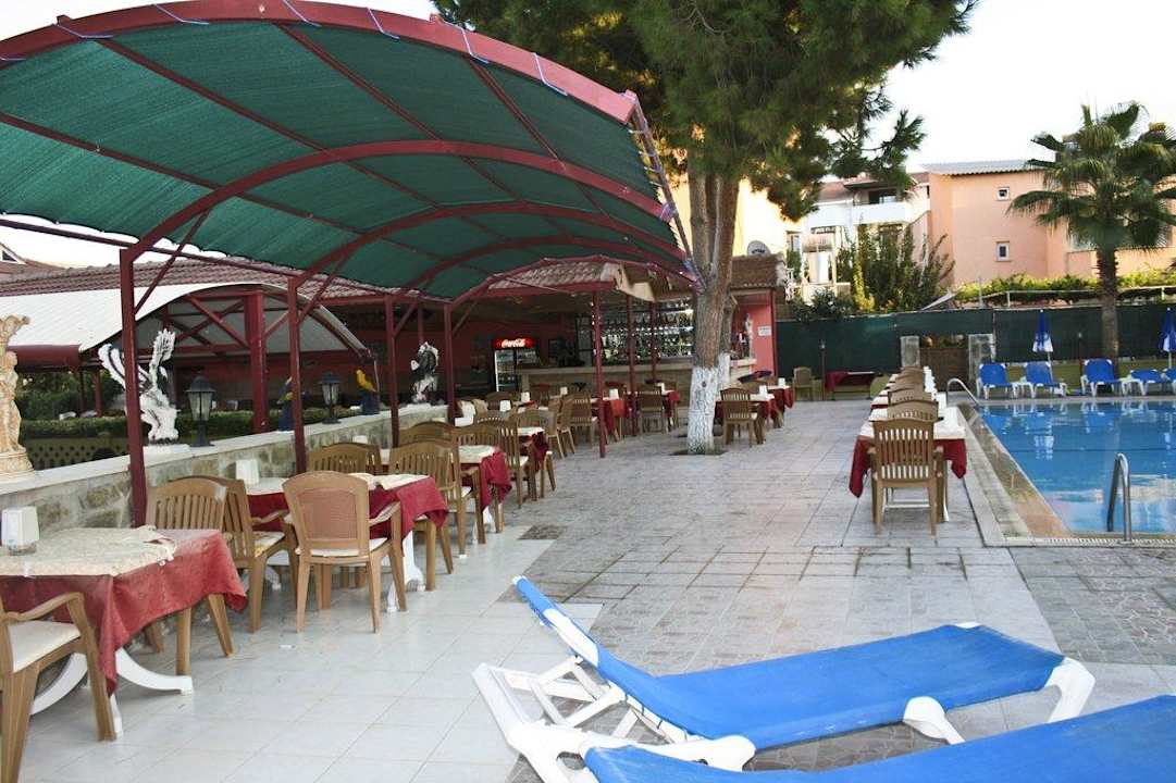 Essen direkt am Pool Hotel Angora