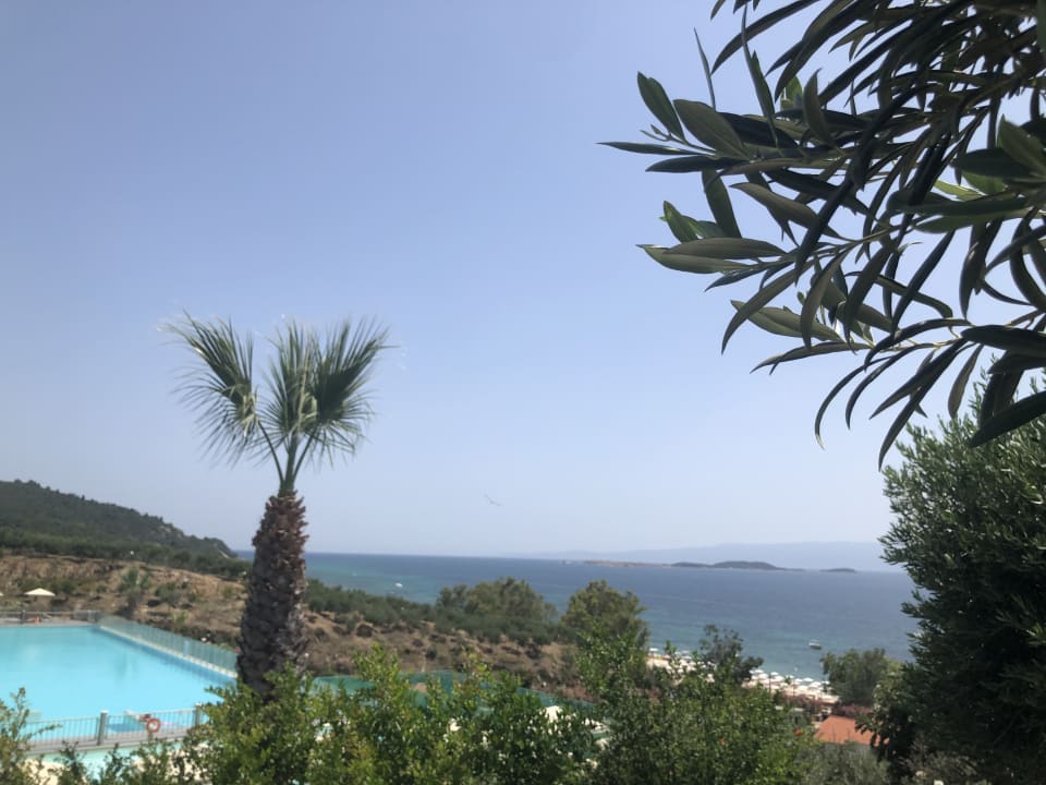 Ausblick Akrathos Beach Hotel