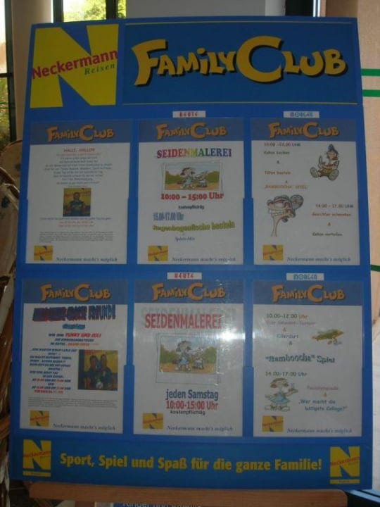 neckermann kinderprogramm Grand Seker Hotel