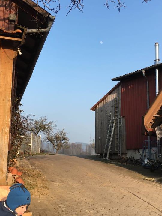 Der Mond über dem Ferienhof Bührer Ferienhaus Bührer