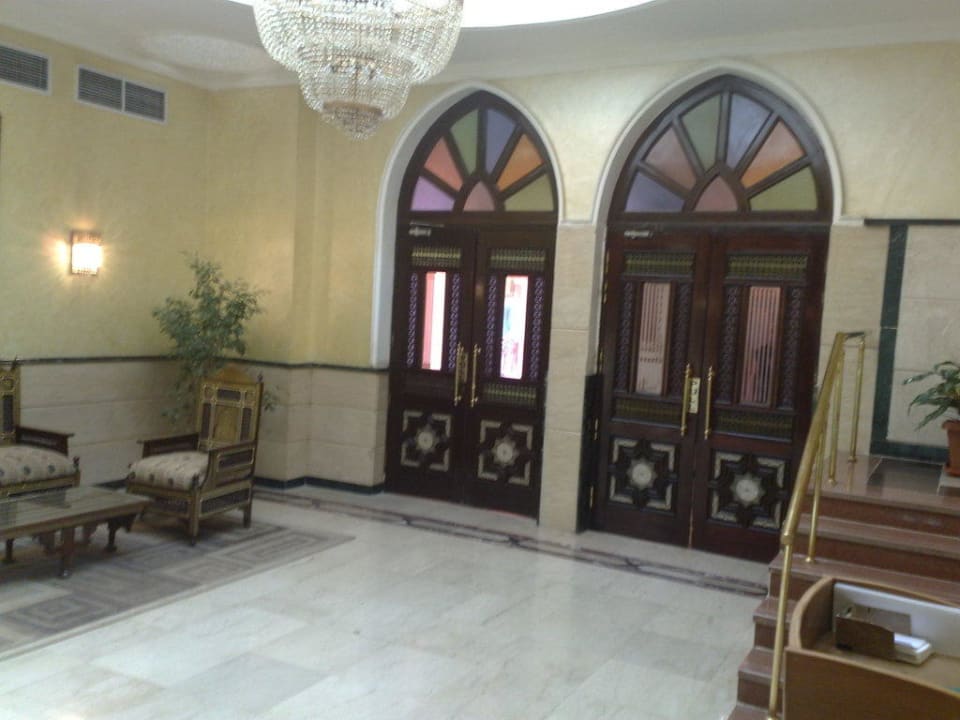 Haupteingang zur Rezeption Pickalbatros Alf Leila Wa Leila Resort - Neverland Hurghada