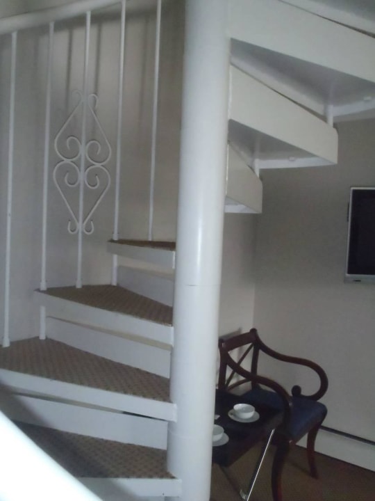 Wendeltreppe für Obergeschoss Hotel Union Geiranger