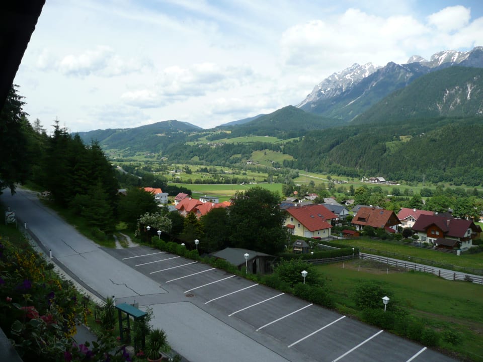 Blick aus Hotelzimmer Panoramahotel Gürtl