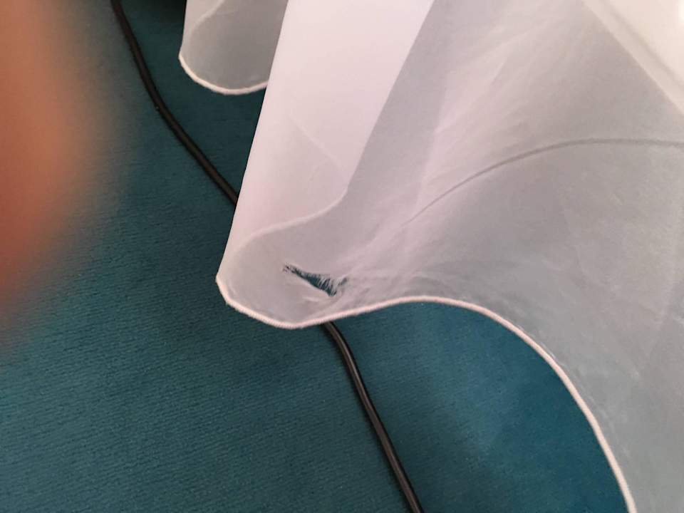 Zustand der Gardine SORAT Hotel Berlin