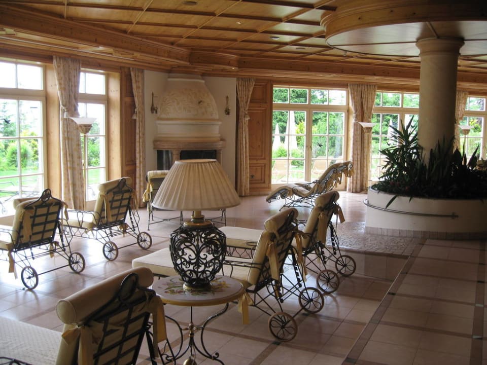 Ruheraum Spa und Saunabereich Interalpen-Hotel Tyrol